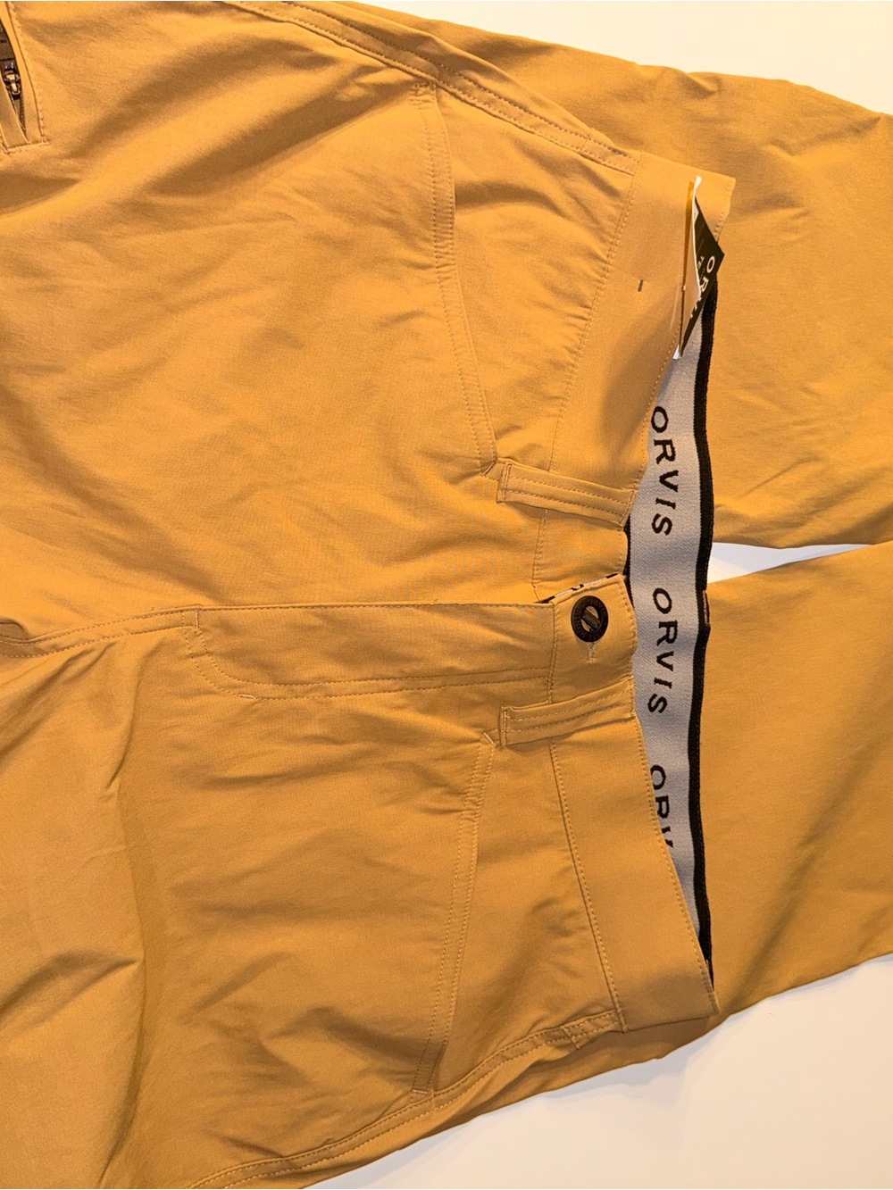Orvis Men's Yellow Performance pants